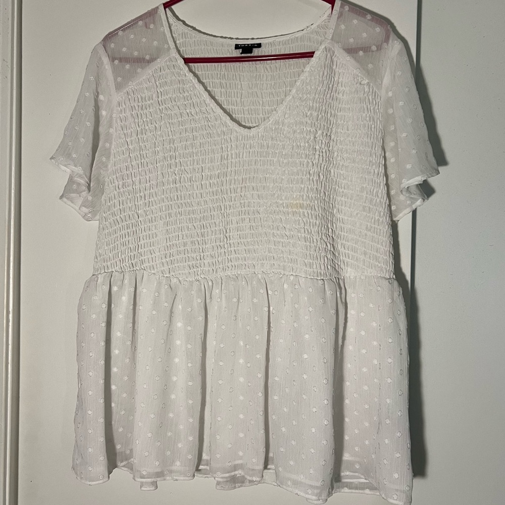 White Torrid blouse